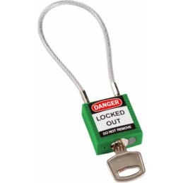 BRADY COMPACT LOCKOUT PADLOCK GREEN