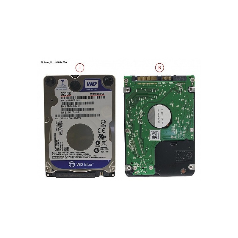 WDC WD3200LPVX-MM-AF