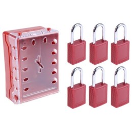 COMPACT_LOCK_BOX+6_RED_KEYED-DIFF_LOCKS