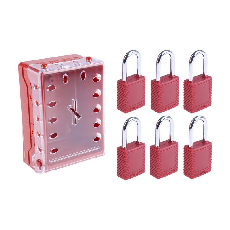 COMPACT_LOCK_BOX+6_RED_KEYED-DIFF_LOCKS