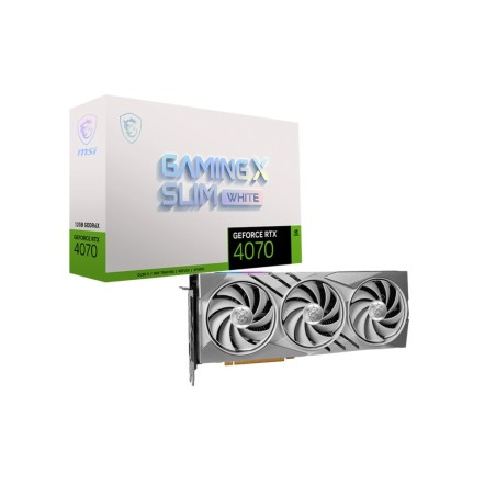 GEFORCE RTX 4070 GAMING X SLIM WHITE 12G