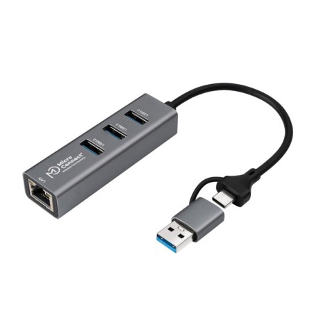 USBHUB-RJ45-2IN1